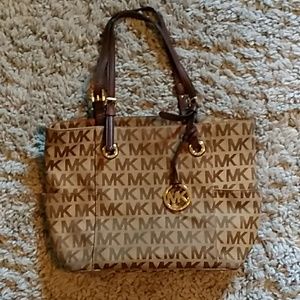 Michael Kors Brown Logo Purse